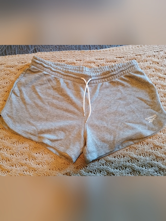 Reebok Pants - Reebok Light Gray Athletic Drawstring Shorts